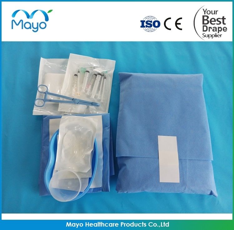 Ophthalmology Operation Ophthalmic Drape Kits SMS PP Material For Clinic